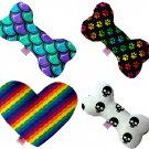 4 dog toys