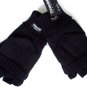 THINSULATE MEN WOMEN BLACK FINGERLESS KNIT MITTEN POCKET HALF FINGER GLOVES