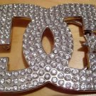 DC STAR BELT BUCKLE SILVER SHOES SKATEBOARD DIAMOND NEW