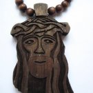 New Goodwood Good Wood Jesus NYC Replica Pendant Charm Necklace Chain Brown Hip Hop