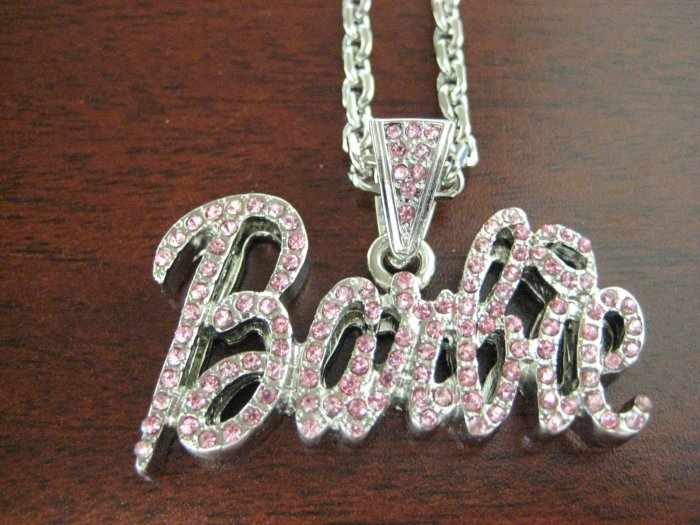 barbie necklace silver