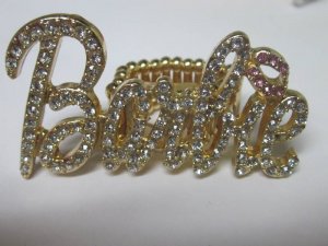 GOLD PINK NICKI MINAJ'S BARBIE CZ RINGS RING PENDANT