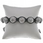 NEW SHAMBALLA INSPIRED SILVER 10MM CZ DIAMOND BALLS BRACELET MACRAME MB12RH
