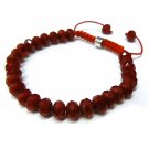 8mm Red Faux Onyx Rick Ross Shamballa Bracelet MB33RD