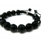 12mm Black Faux Onyx Rick Ross Shamballa Bracelet MB34