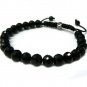 8mm Black Faux Onyx Rick Ross Shamballa Bracelet MB36
