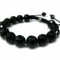 12mm Black Diamond Cut Beads Rick Ross Shamballa Bracelet