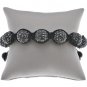 NEW SHAMBALLA SILVER 10MM CZ DIAMOND BALLS BRACELET MACRAME MB12RH