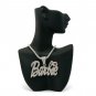 Nicki Minaj Barbie Necklace Pendant - Silver Pink MP680R