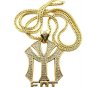 New York Entertainment NY ENT Gold Necklace Pendant P597G