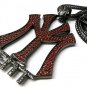 New York Entertainment NY ENT Black Necklace Pendant P597H-RD