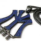 New York Entertainment NY ENT Black Necklace Pendant P597H-BL