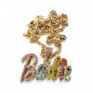 Nicki Minaj Barbie Small Necklace Pendant - Gold Color MZ34G-M