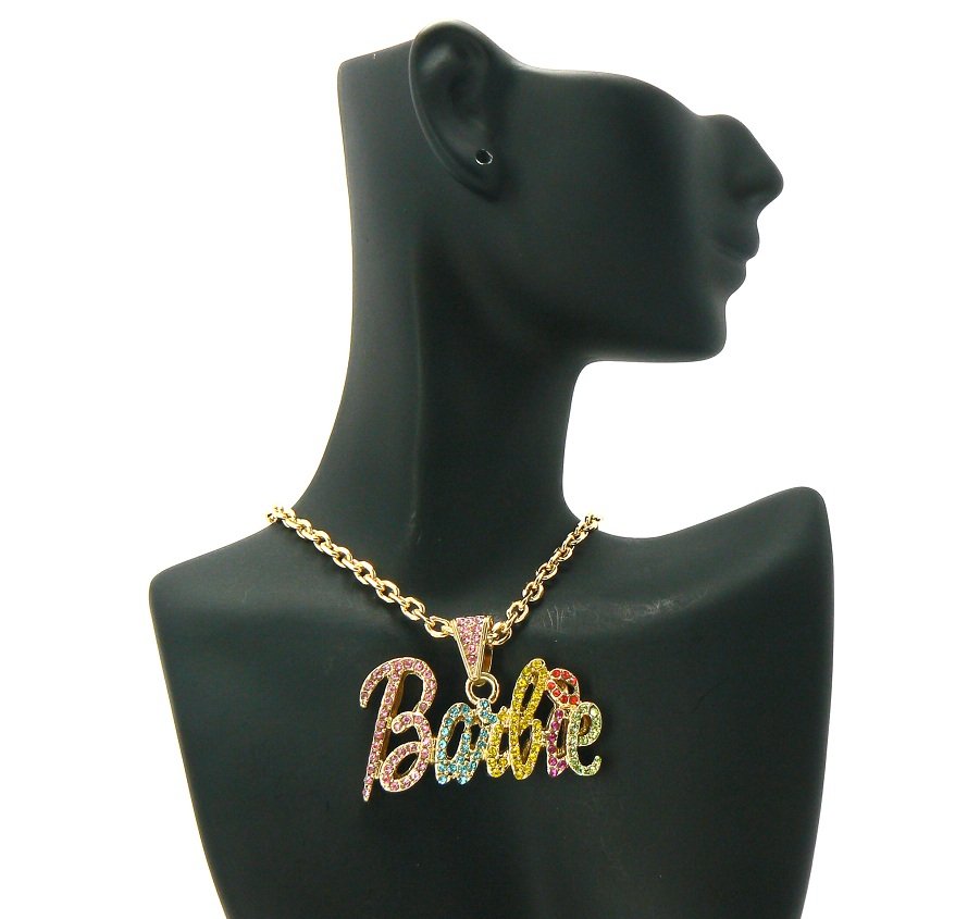 nicki minaj barbie necklace