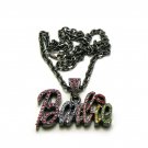Nicki Minaj Barbie Small Necklace Pendant - Black Color MZ34H-M