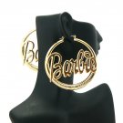 Nicki Minaj Barbie Round Pincatch Earrings - Gold ME1025G