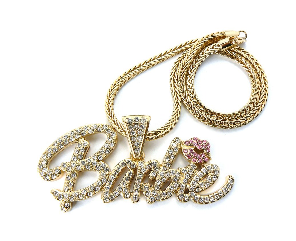 barbie bling necklace