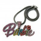 Nicki Minaj Barbie Necklace Pendant - Black Color MP655H-M