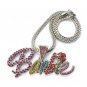 Nicki Minaj Barbie Necklace Pendant - Silver Color MP655R-M