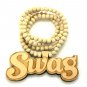 Natural Wood SWAG Necklace Pendant Chain WJ114NL