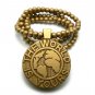 Gold Wood World Is Yours Scarface Necklace Pendant WJ18G
