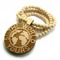 Natural Wood World Is Yours Scarface Necklace Pendant WJ18NL