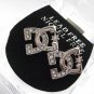 DC Shoes Company Silver Stud Earrings Diamonds Half