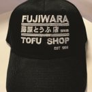 Fujiwara Tofu Shop Black Embroidered Cap Initial D Takumi Fujiwara Cap JDM Embroidered Cap AE86 Cap