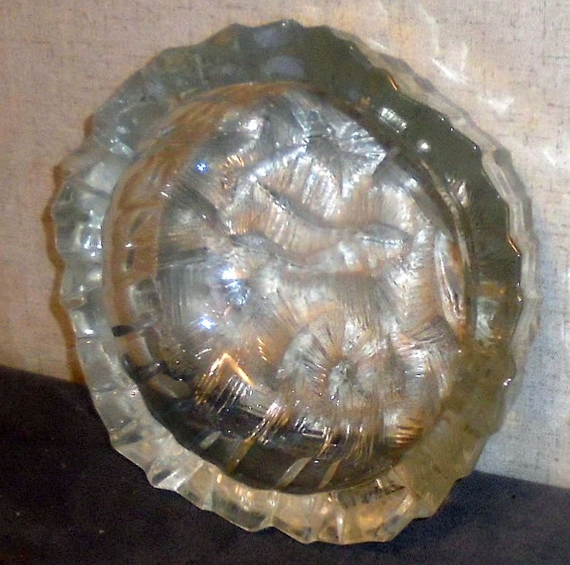 Lead Crystal Candy Trinket Dish