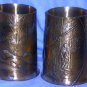 Hand crafted bronze tankards hunting Wendell August