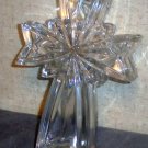 Lead Crystal cross shaped trinket box