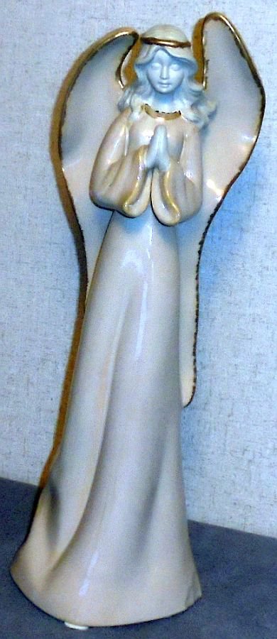Large Praying Angel Figurine