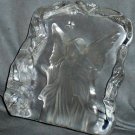 Lead Crystal Angel in Relief