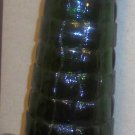 Large Green Art Deco Vase Glass Vintage