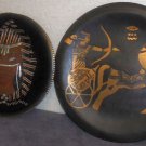 Two Egypt Themed Decorative Plates Chariot