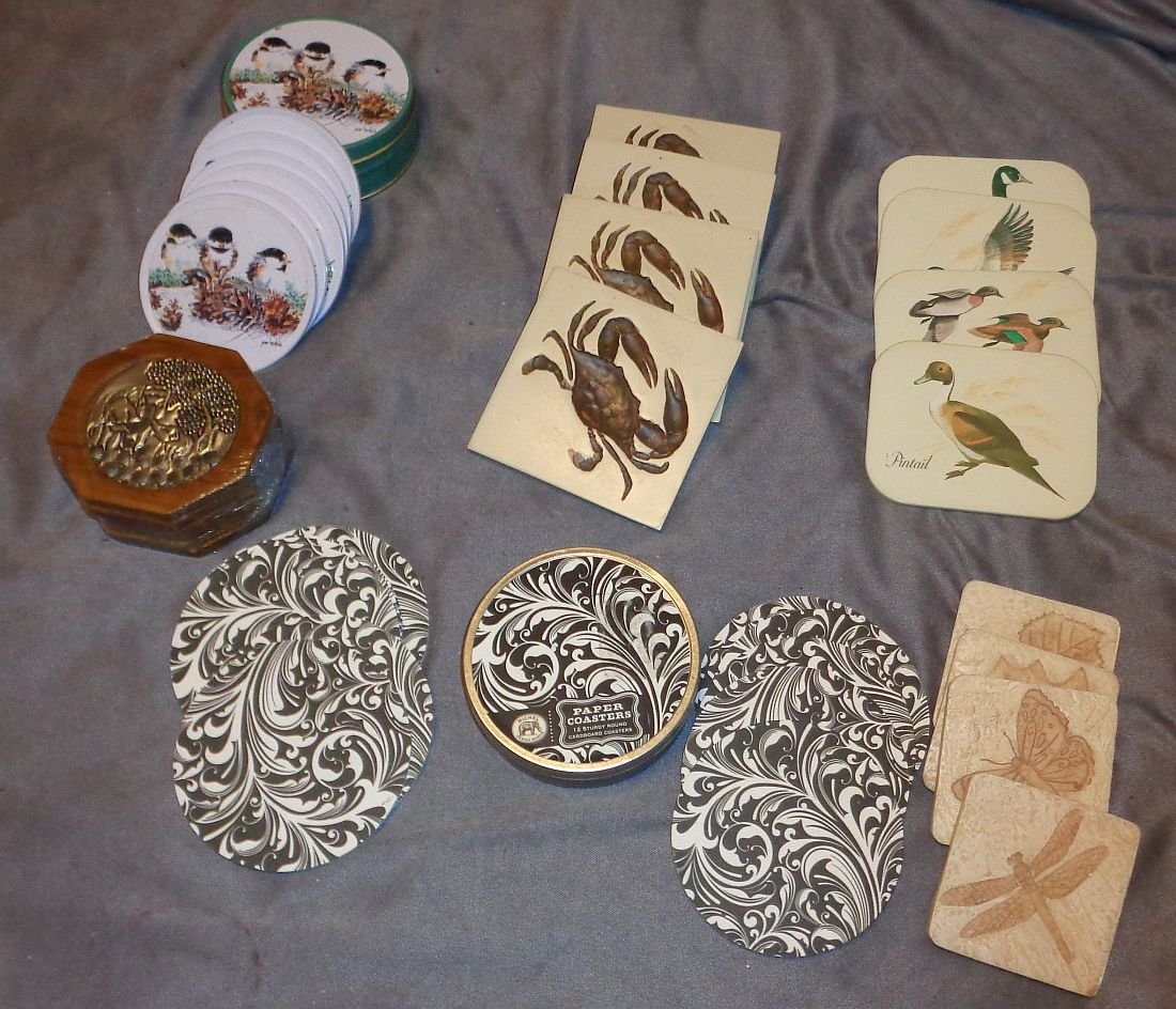 Six Sets of Coasters Animals Dragonfly