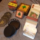 Six Sets of Coasters English Life Xmas