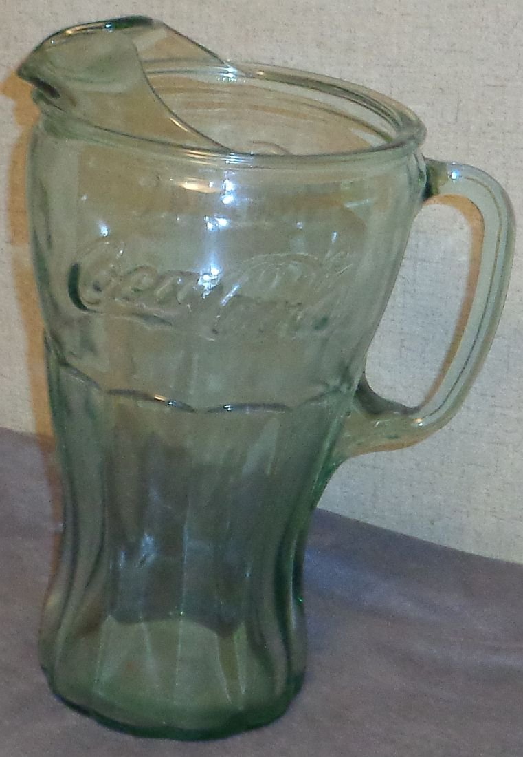 Coca Cola Glass Pitcher Soda