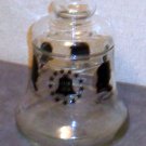 Glass Bell Shaped Bicentennial Candy or Cookie Container