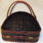 Ladies handcrafted Wicker Purse with Latch and Handles