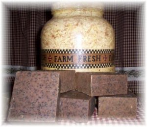 Coffee Kitchen Soap For Tough Kitchen Smells & Outdoor Work Hands~5 Bars