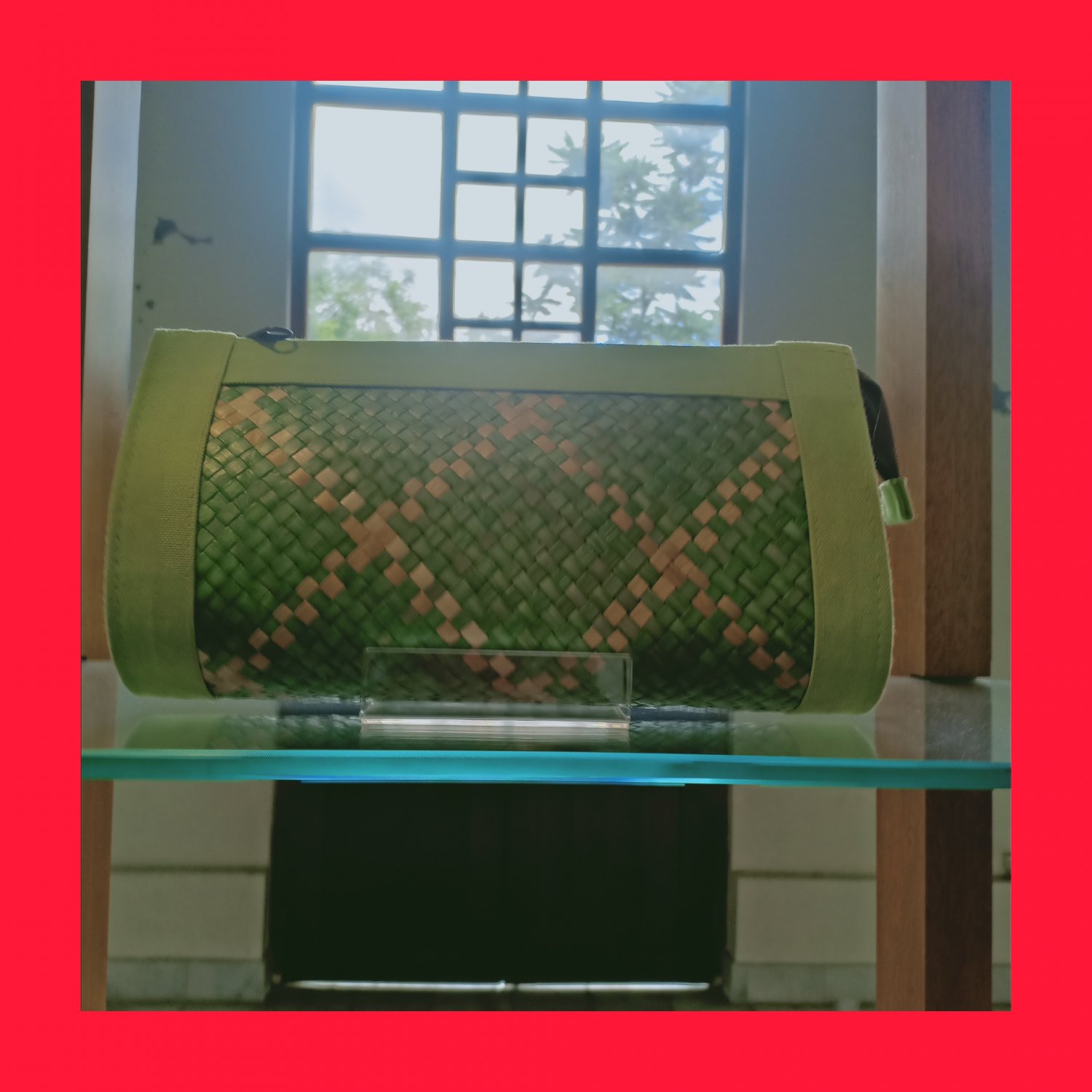 Bemban woven handbag