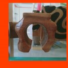 Wooden carving candle holder
