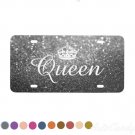 Custom License Plate - Queen Glitter-look