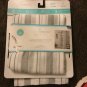 Clean Window Vintage Stripe Anti-Dust 84-Inch Rod Pocket Sheer Window Curtain Pa