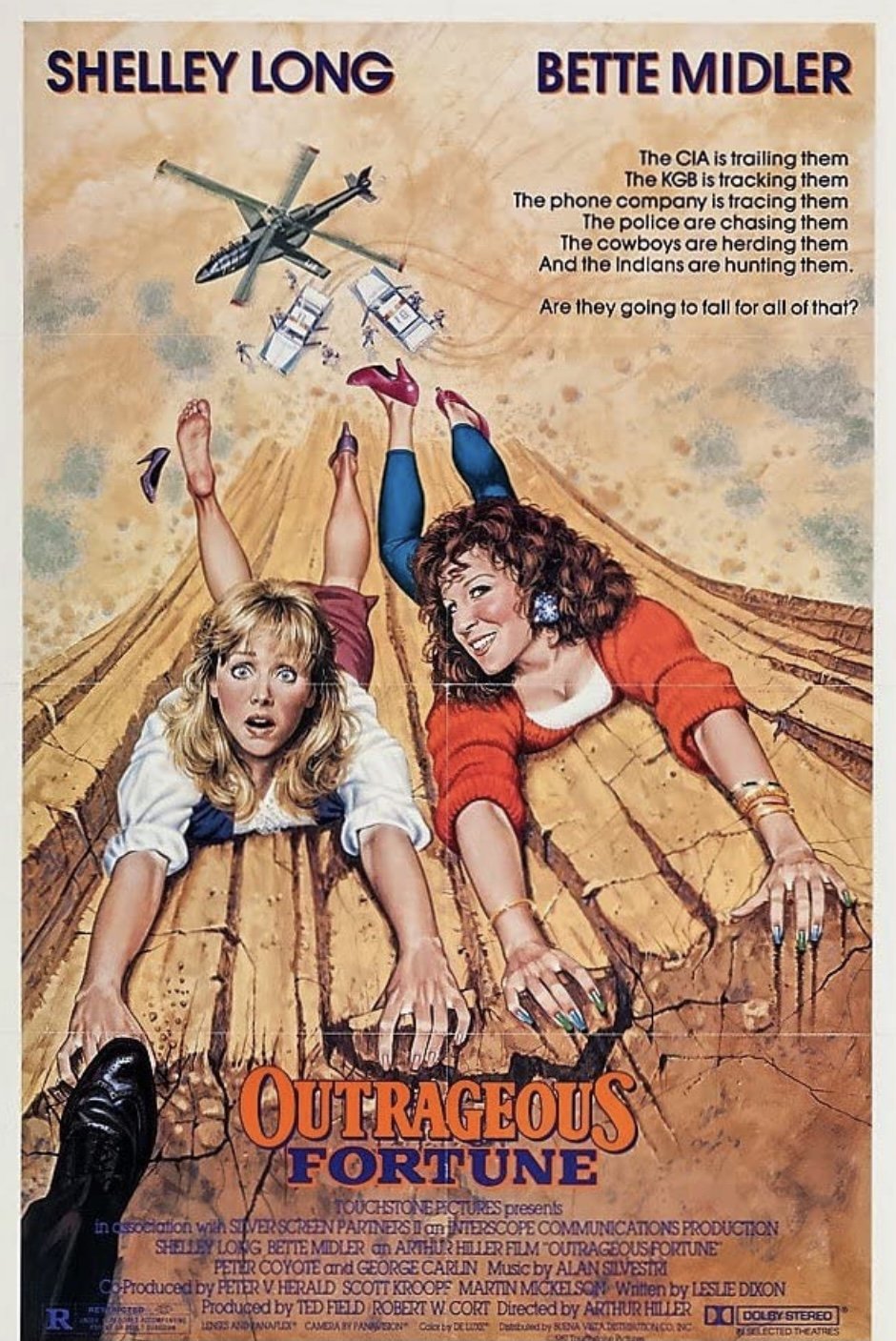 Outrageous Fortune - 1987 - Blu Ray RARE