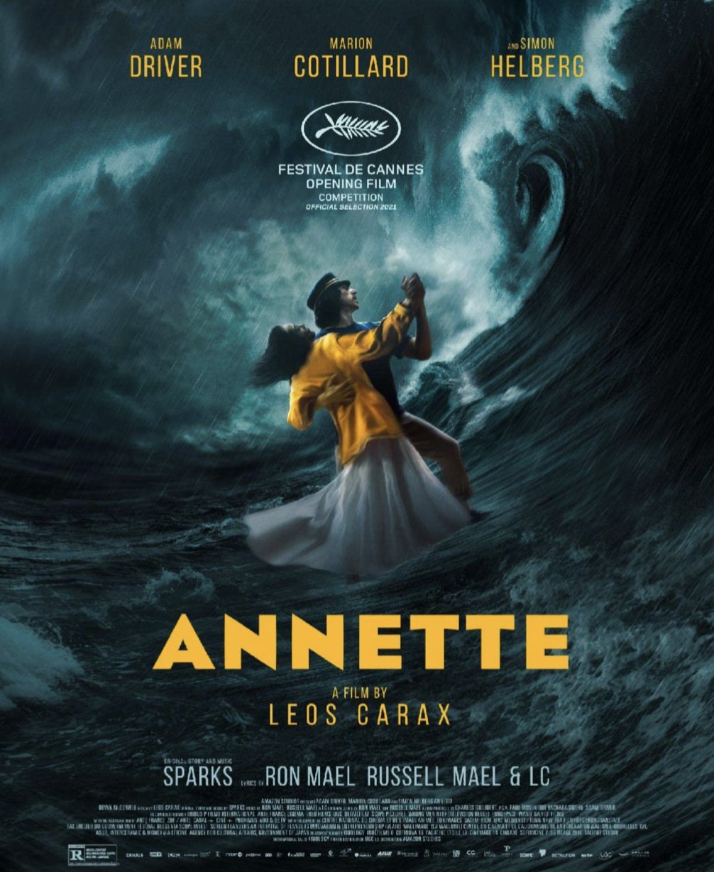 Annette - 2021 - Blu Ray - Adam Driver