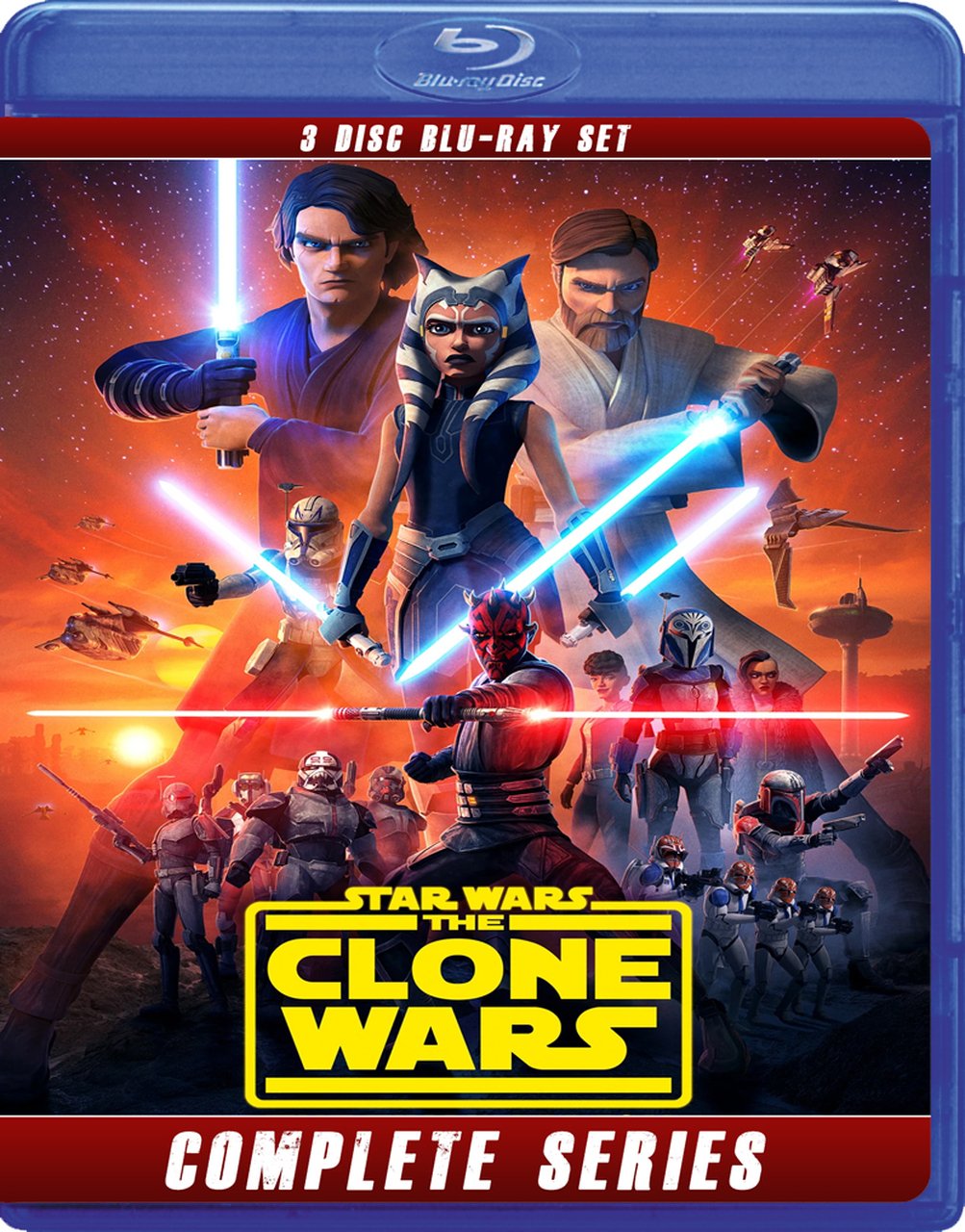 Star Wars Clone Wars Blu Ray 2024 collection