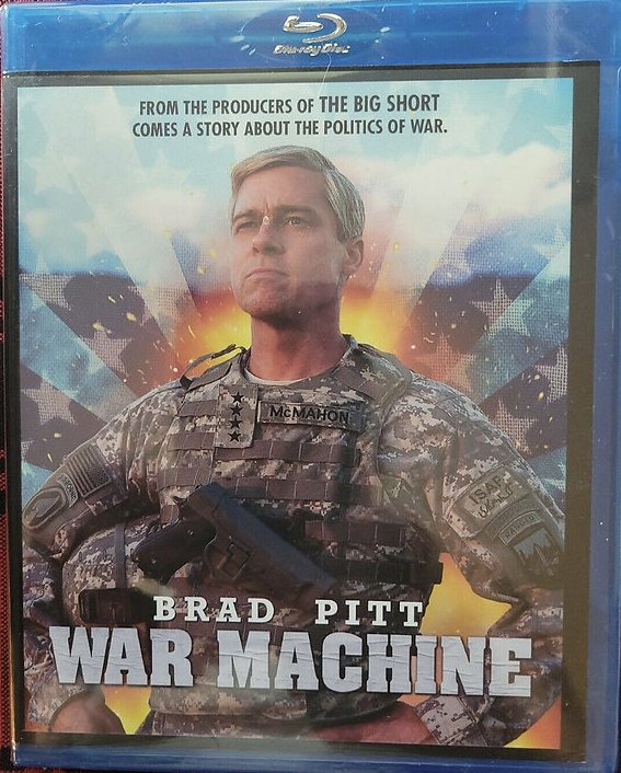 War Machine - 2017 - Blu Ray