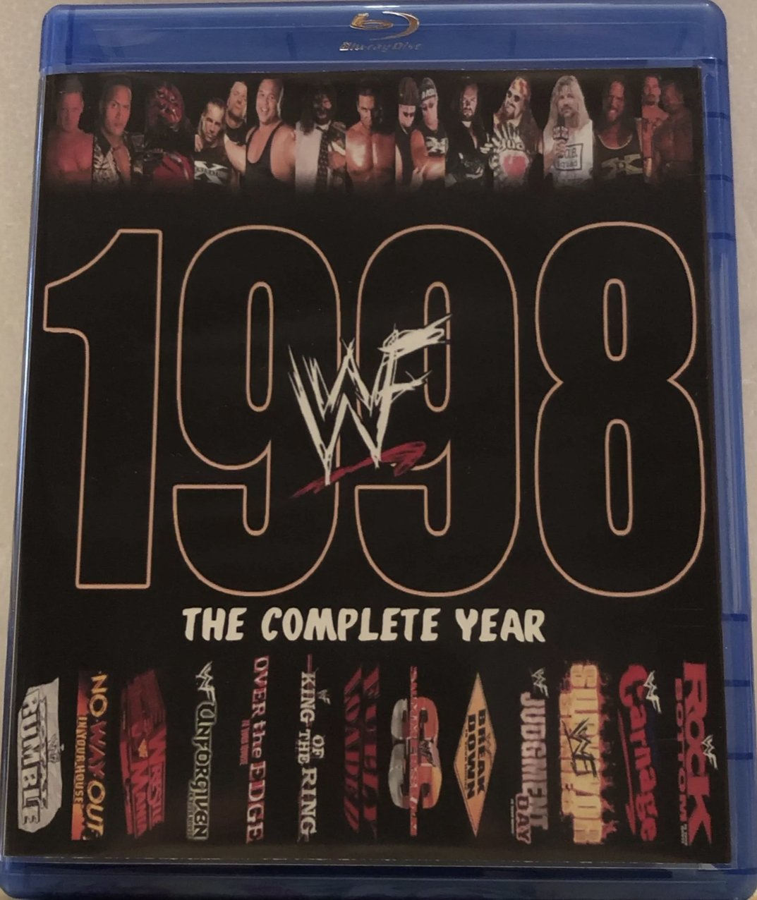 WWF Pay Per View Events - Complete 1998 Year - 7 Disc Blu Ray Set